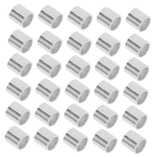 HEALSOPTHY 300Stücke Crimps für Schmuckherstellung DIY Bastelperlen für Armbänder Praktische Perlenmaterialien für Verschiedene Handarbeiten von HEALSOPTHY