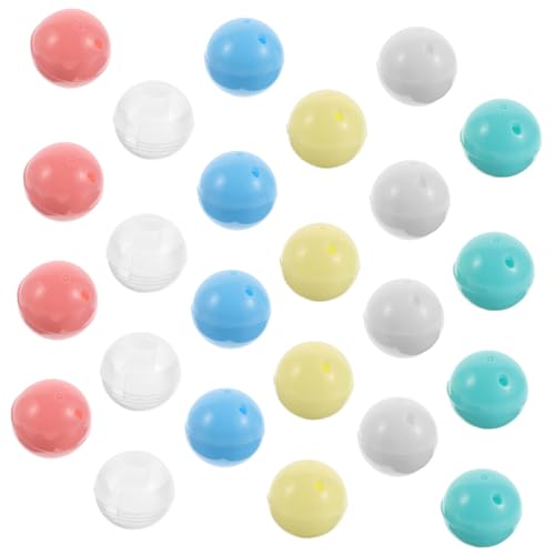 HEALSOPTHY 30Stücke Mini Automatenkapseln Leere Plastikkapseln für DIY Spielzeugfüllungen Runde Behälter Transparent für Kindergarten HEALSOPTHY 30Stücke Mini Automatenkapseln Leere Plastikkapseln für DIY Spielzeugfüllungen Runde Behälter Transparent für Kindergarten von HEALSOPTHY