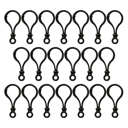 HEALSOPTHY 32 Stück Robuste Kunststoff Lobster Clips für Schlüsselanhänger Vielseitige Lanyard Karabiner für Diy Projekte und Schmuckherstellung Schwarz HEALSOPTHY 32 Stück Robuste Kunststoff Lobster Clips für Schlüsselanhänger Vielseitige Lanyard Karabiner für Diy Projekte und Schmuckherstellung Schwarz von HEALSOPTHY