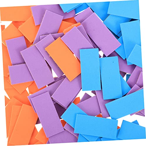 HEALSOPTHY 3Er-Packungen Bunte Eva Schaumstoff Sticker Mehrschichtige Quadratische Wanddekoration für Kindergarten und Klassenzimmer Selbstklebende DIY Bastelaufkleber Orange Blau und HEALSOPTHY 3Er-Packungen Bunte Eva Schaumstoff Sticker Mehrschichtige Quadratische Wanddekoration für Kindergarten und Klassenzimmer Selbstklebende DIY Bastelaufkleber Orange Blau und von HEALSOPTHY