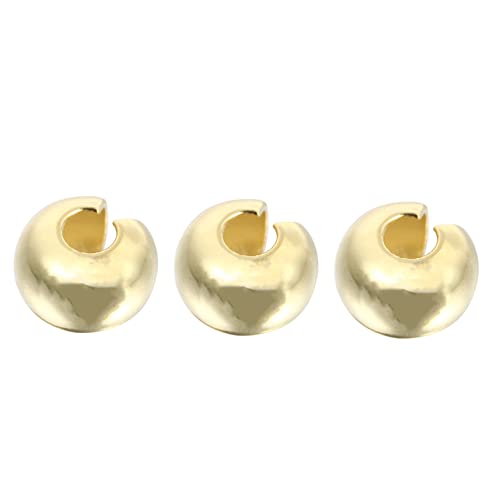 HEALSOPTHY 3Stücke Crimp Perlen Knotenabdeckung Goldbeschichtet Schmuckzubehör für Armband Halskette Ohrringe DIY Handwerk Langlebig und Praktisch HEALSOPTHY 3Stücke Crimp Perlen Knotenabdeckung Goldbeschichtet Schmuckzubehör für Armband Halskette Ohrringe DIY Handwerk Langlebig und Praktisch von HEALSOPTHY