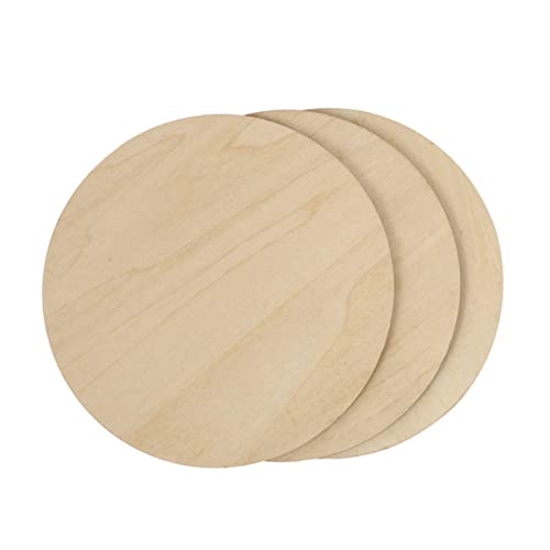 HEALSOPTHY 3Stücke DIY Holzscheiben Rund Unvollendete Holzplatten für Bastelarbeiten Gestalten Leere Holzuntersetzer für Projekte HEALSOPTHY 3Stücke DIY Holzscheiben Rund Unvollendete Holzplatten für Bastelarbeiten Gestalten Leere Holzuntersetzer für Projekte von HEALSOPTHY