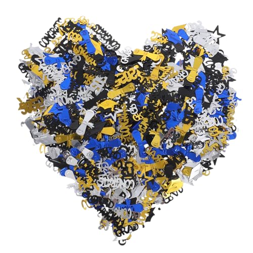 HEALSOPTHY 3er-set Abschlusskonfetti Partydekorationen Der Klasse 2025 Tischdekoration Der Klasse 2025 Abschlussfeier Konfetti 2025 Party-tischkonfetti 2025 Tischkonfetti Tischstreusel Pvc von HEALSOPTHY