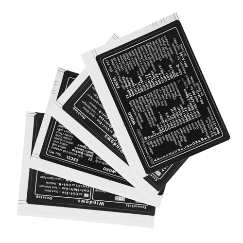 HEALSOPTHY 4 Blätter Laptop Tastaturaufkleber Laminierte Funktionstasten Sticker Abziehbilder Wiederverwendbar Flexibel Ohne Rückstände Für Effizientes Arbeiten HEALSOPTHY 4 Blätter Laptop Tastaturaufkleber Laminierte Funktionstasten Sticker Abziehbilder Wiederverwendbar Flexibel Ohne Rückstände Für Effizientes Arbeiten von HEALSOPTHY