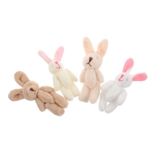 HEALSOPTHY 4 Flauschige Hasenpuppen-anhänger, Bezaubernde Mini-hasenpuppen Aus Plüsch Zum Basteln, Diy-korbfüller, Hochzeitsdekoration Und Partygeschenke HEALSOPTHY 4 Flauschige Hasenpuppen-anhänger, Bezaubernde Mini-hasenpuppen Aus Plüsch Zum Basteln, Diy-korbfüller, Hochzeitsdekoration Und Partygeschenke von HEALSOPTHY