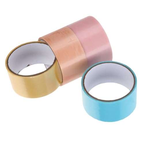 HEALSOPTHY 4 Rollen Bunte Extra Klebebänder mit Klebrigen Stressbällen Langlebiges Sicheres Kunststoffmaterial Vielseitig für DIY Büro Zuhause zur Stresslinderung und Geschenkidee HEALSOPTHY 4 Rollen Bunte Extra Klebebänder mit Klebrigen Stressbällen Langlebiges Sicheres Kunststoffmaterial Vielseitig für DIY Büro Zuhause zur Stresslinderung und Geschenkidee von HEALSOPTHY