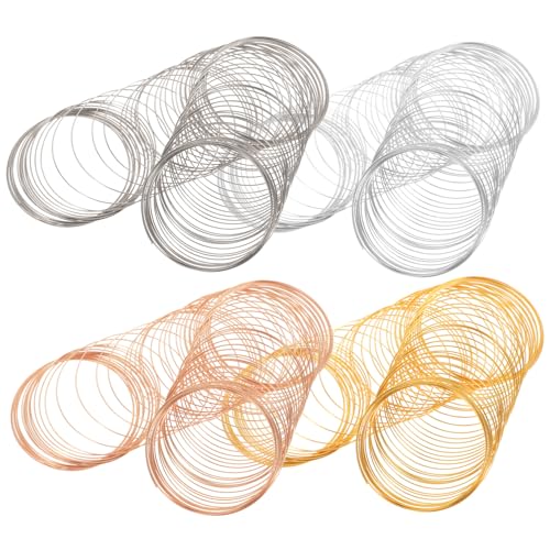 HEALSOPTHY 4 Rollen Schmuckdraht für DIY Wire für Armbänder und Ohrringe Langlebig und Farbecht für Kreative Handwerksprojekte HEALSOPTHY 4 Rollen Schmuckdraht für DIY Wire für Armbänder und Ohrringe Langlebig und Farbecht für Kreative Handwerksprojekte von HEALSOPTHY