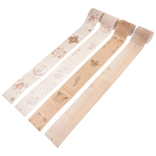 HEALSOPTHY 4 Rollen Vintage Washi Tape mit Mathematischen Formeln Dekoratives Klebeband für Scrapbooking und DIY Bastelprojekte mit Retro Muster Vielseitig Klebend und Leicht Abreißbar HEALSOPTHY 4 Rollen Vintage Washi Tape mit Mathematischen Formeln Dekoratives Klebeband für Scrapbooking und DIY Bastelprojekte mit Retro Muster Vielseitig Klebend und Leicht Abreißbar von HEALSOPTHY