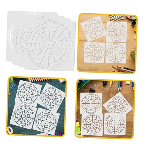 HEALSOPTHY 4 Stück Mandala Schablonen Teilig Mittelgroß Wiederverwendbare Dekorative Punktmalerei Vorlagen Praktische DIY Wandgestaltung Schablonen für Malerei und Bastelprojekte HEALSOPTHY 4 Stück Mandala Schablonen Teilig Mittelgroß Wiederverwendbare Dekorative Punktmalerei Vorlagen Praktische DIY Wandgestaltung Schablonen für Malerei und Bastelprojekte von HEALSOPTHY