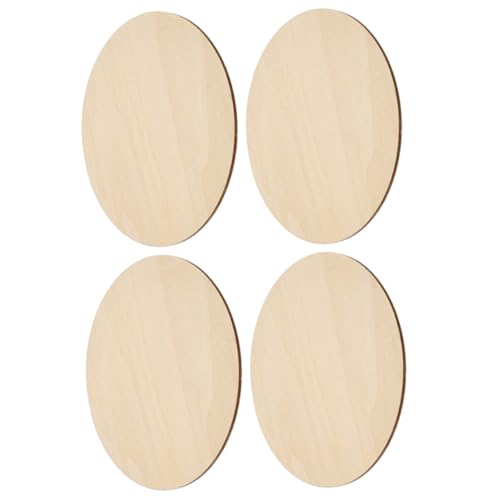 HEALSOPTHY 4 Stück Runde Holzscheiben Unbehandelte Holzplatten DIY Bastelbedarf Holzkreise zum Bemalen und Dekorieren für Handwerksprojekte HEALSOPTHY 4 Stück Runde Holzscheiben Unbehandelte Holzplatten DIY Bastelbedarf Holzkreise zum Bemalen und Dekorieren für Handwerksprojekte von HEALSOPTHY