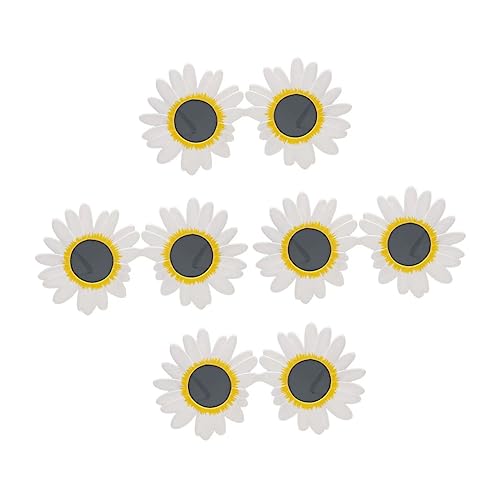 HEALSOPTHY 4 Stück Teiliges Blumen Sonnenbrillen für Frauen Lustige Sonnenbrillen im Daisy Design für Partys Hochzeiten und Fotoshootings Foto Requisiten für Unvergessliche HEALSOPTHY 4 Stück Teiliges Blumen Sonnenbrillen für Frauen Lustige Sonnenbrillen im Daisy Design für Partys Hochzeiten und Fotoshootings Foto Requisiten für Unvergessliche von HEALSOPTHY