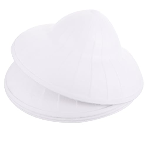 HEALSOPTHY 4 Stück Teiliges DIY Papier Malset Hüte zum Bemalen Graffiti Zellstoffhut Kreative Kopfbedeckung für Malparty Kreatives Vergnügen von HEALSOPTHY