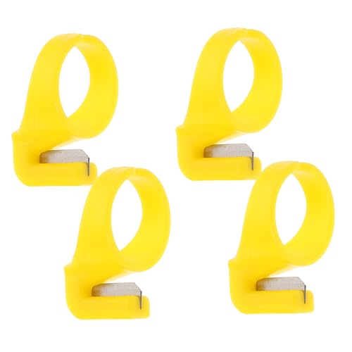 HEALSOPTHY 4 Stück Teiliges Luftballon schneidewerkzeug aus Latex Bequemer Finger cutter für Schnelle Ballonöffnung bei Partys und Feierlichkeiten Einfach zu Bedienen Vielseitig für von HEALSOPTHY