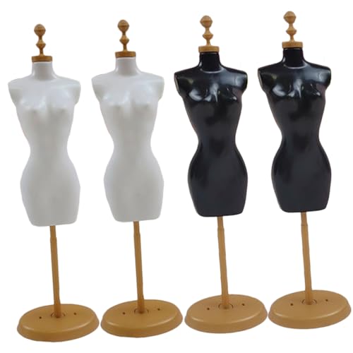 HEALSOPTHY 4 Stück Teiliges Mini Puppenständer aus Robustem Hohe Kleidermannequins für Puppenkleidung Display Sicher für Dekoratives Hauszubehör und Puppenbekleidungsständer HEALSOPTHY 4 Stück Teiliges Mini Puppenständer aus Robustem Hohe Kleidermannequins für Puppenkleidung Display Sicher für Dekoratives Hauszubehör und Puppenbekleidungsständer von HEALSOPTHY