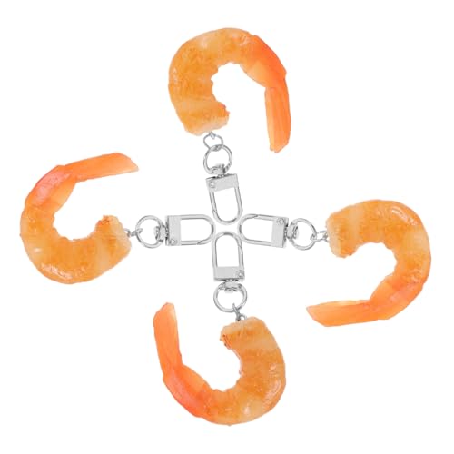 HEALSOPTHY 4 Stück Teiliges Realistisches Garnelen Schlüsselanhänger aus Langlebigem PVC Detailgetreues Food Modell als Dekorativer Taschenanhänger und Partygeschenk Vielseitig Verwendbar HEALSOPTHY 4 Stück Teiliges Realistisches Garnelen Schlüsselanhänger aus Langlebigem PVC Detailgetreues Food Modell als Dekorativer Taschenanhänger und Partygeschenk Vielseitig Verwendbar von HEALSOPTHY