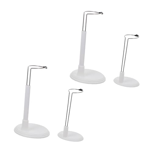 HEALSOPTHY 4 Stück Teiliges Verstellbarer Puppenständer aus Edelstahl Hohe Weiße Puppenhalter Leichtes Display Rack für Sammlerfiguren Geeignet für Puppenzubehör und Dekoration HEALSOPTHY 4 Stück Teiliges Verstellbarer Puppenständer aus Edelstahl Hohe Weiße Puppenhalter Leichtes Display Rack für Sammlerfiguren Geeignet für Puppenzubehör und Dekoration von HEALSOPTHY