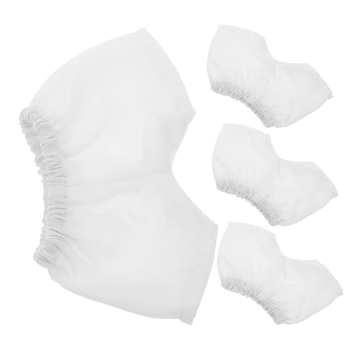HEALSOPTHY 4 Stück Teiliges Weiße Bären Shorts aus Plüschstoff Weiche Puppenunterwäsche Wiederverwendbare Kuscheltierkleidung Vielseitig für Plüschbären und American Dolls Geeignet von HEALSOPTHY