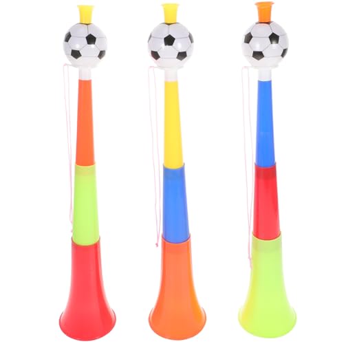 HEALSOPTHY 4 Stück Teleskopisches Fußballhorn Stadion Horn -trompete Pfeifen Mit Lanyard Signalhorn Zughorn Fußball Trompete Fußballspielzeug Hörner Sport-fußball-hupe Plastik HEALSOPTHY 4 Stück Teleskopisches Fußballhorn Stadion Horn -trompete Pfeifen Mit Lanyard Signalhorn Zughorn Fußball Trompete Fußballspielzeug Hörner Sport-fußball-hupe Plastik von HEALSOPTHY
