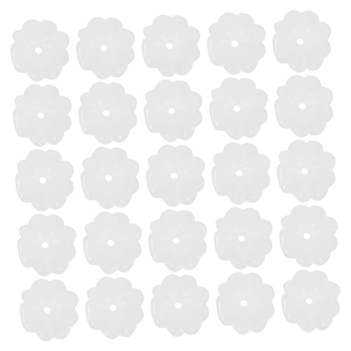 HEALSOPTHY 40 Stück Diy Blütenblatt Glasperlen für Haarnadeln Handgemachtes Zubehör für Bastelprojekte für Schmuckherstellung und Dekoration Leicht und Platzsparend von HEALSOPTHY