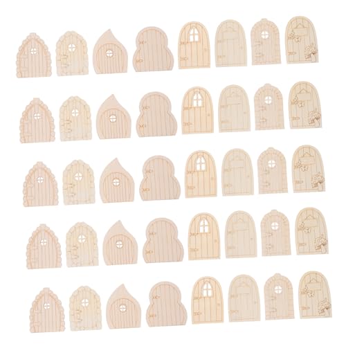 HEALSOPTHY 40 Stück Teiliges Holz-Bastelset Unlackierte Miniatur-türformen für Garten Baumstamm Wand DIY Dekoration für Indoor Outdoor Personalisierbare Miniatur-Türen für Party Geburtstag HEALSOPTHY 40 Stück Teiliges Holz-Bastelset Unlackierte Miniatur-türformen für Garten Baumstamm Wand DIY Dekoration für Indoor Outdoor Personalisierbare Miniatur-Türen für Party Geburtstag von HEALSOPTHY