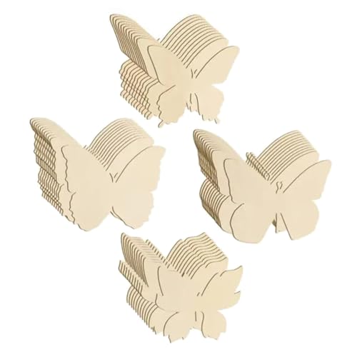 HEALSOPTHY 40 Stück Teiliges Holz schmetterling dekorset Unbemalt für DIY Bastelarbeiten Natürliche Holzscheiben mit Designs Party Wohnraumdekoration Kreative Handwerksideen HEALSOPTHY 40 Stück Teiliges Holz schmetterling dekorset Unbemalt für DIY Bastelarbeiten Natürliche Holzscheiben mit Designs Party Wohnraumdekoration Kreative Handwerksideen von HEALSOPTHY