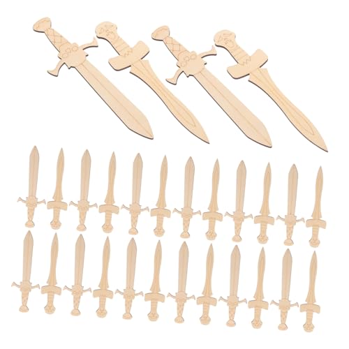 HEALSOPTHY 40 Stück Teiliges Piraten-motiv zum Bemalen Kreative Diy-holzfiguren für Handbemalbare Holzanhänger Fördert Koordination und Fantasievolle Bastelprojekte von HEALSOPTHY