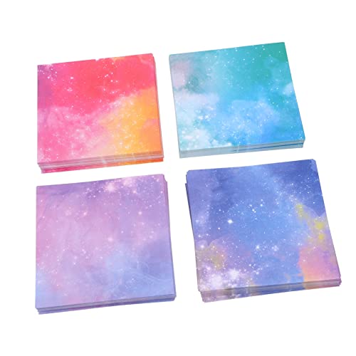 HEALSOPTHY 400 Blatt Doppelseitiges Origami Papier für Handwerkspapier für DIY Bastelunterricht und Dekoration Hochwertiges Faltpapier mit Guter Knickfestigkeit von HEALSOPTHY