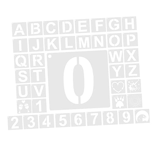 HEALSOPTHY 42 Stück Teiliges Malschablonen für DIY Kunst und Bastelarbeiten Buchstaben und Zahlenschablonen für Kreative Projekte Wiederverwendbar HEALSOPTHY 42 Stück Teiliges Malschablonen für DIY Kunst und Bastelarbeiten Buchstaben und Zahlenschablonen für Kreative Projekte Wiederverwendbar von HEALSOPTHY