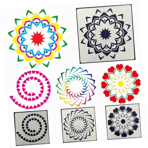 HEALSOPTHY 44 Stück Malwerkzeug Schminkschablonen wiederverwendbar Malschablonen Punkt-Mandala-Vorlage Kreativ malen Bastelbedarf zum Selbermachen Zeichenschablone Mandala-Schablonen Weiß HEALSOPTHY 44 Stück Malwerkzeug Schminkschablonen wiederverwendbar Malschablonen Punkt-Mandala-Vorlage Kreativ malen Bastelbedarf zum Selbermachen Zeichenschablone Mandala-Schablonen Weiß von HEALSOPTHY