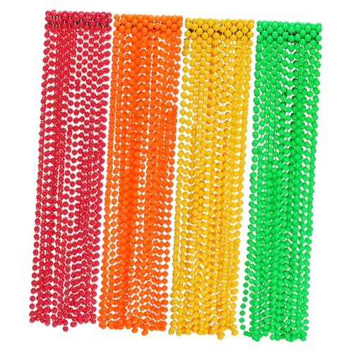 HEALSOPTHY 48 Stück Mit Neonperlen – Aus Kunststoff Mit Neonperlen, Partygeschenke Für Karneval, Karneval, Geburtstag, Halloween, Weihnachtszubehör von HEALSOPTHY