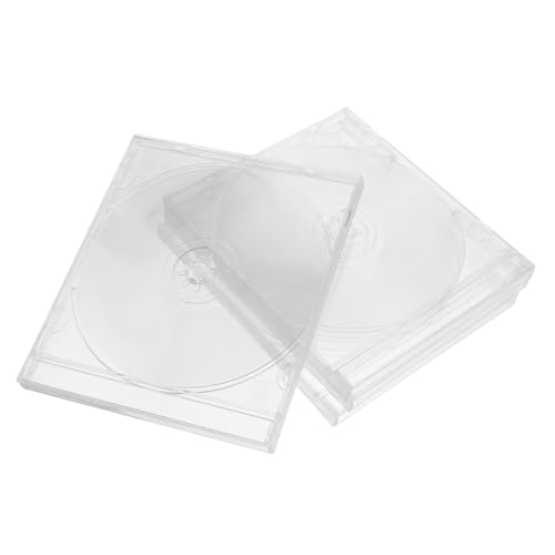 HEALSOPTHY 4Er-Set Transparente Cd Hüllen Bruchsichere und Langlebige Aufbewahrung für Beschreibbare Discs für Sammler und Diy Projekte zur Individuellen Gestaltung HEALSOPTHY 4Er-Set Transparente Cd Hüllen Bruchsichere und Langlebige Aufbewahrung für Beschreibbare Discs für Sammler und Diy Projekte zur Individuellen Gestaltung von HEALSOPTHY