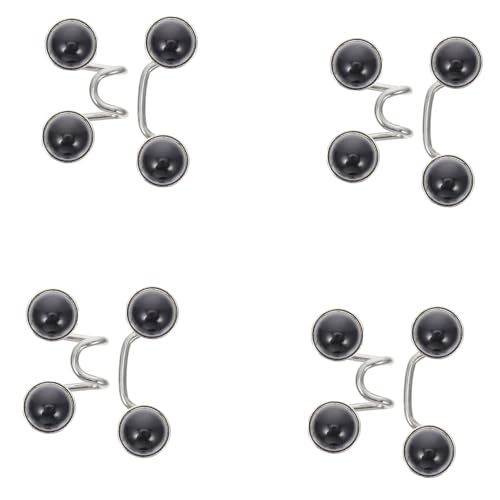 HEALSOPTHY 4Sätze Verstellbare Jeans Tailenschnallen Nagelfrei Modisches Accessoire zur Anpassung der Taillengröße für Jeans und Hosen für DIY Bekleidung von HEALSOPTHY