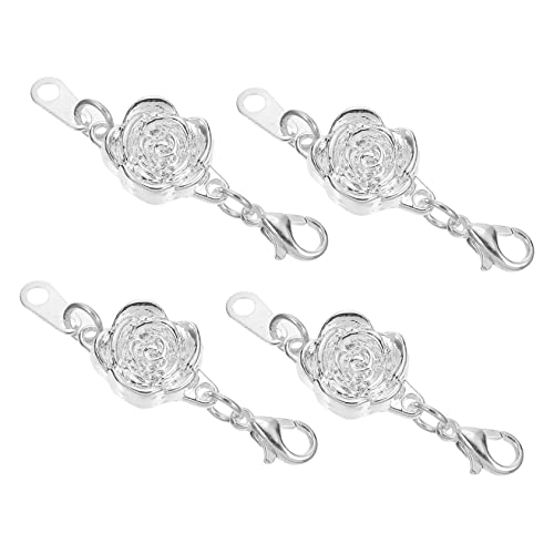 HEALSOPTHY 4Stücke Extender Einzigartigem Design Schmucksteckverbinder für DIY Projekte zum Verbinden von Armbändern und Installieren von HEALSOPTHY