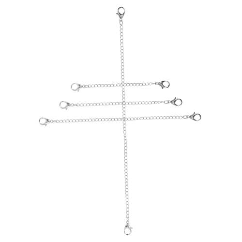 HEALSOPTHY 4Stücke Kettenverlängerungsset Für Halsketten Und Armbänder Schmuckverlängerung Mit Karabiner Für DIY Schmuckherstellung Und Anpassung Von Kettenlängen von HEALSOPTHY
