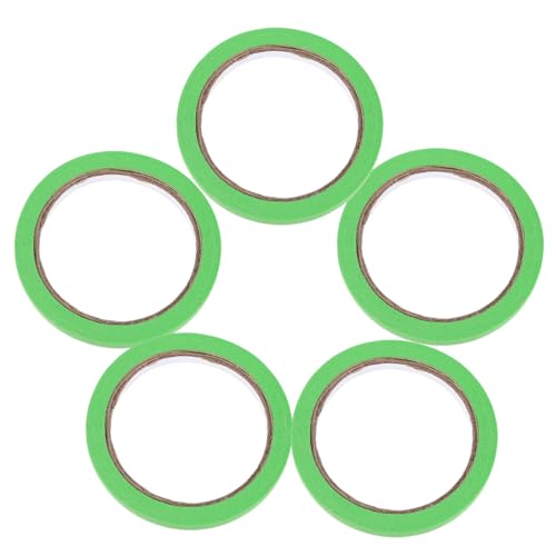 HEALSOPTHY 5 Rollen Abdeckbänder Malbänder Dekorative Papierbänder für Basteln Selbstgemacht Klebeband Leicht Ablösbar für Malerarbeiten und Dekorationen HEALSOPTHY 5 Rollen Abdeckbänder Malbänder Dekorative Papierbänder für Basteln Selbstgemacht Klebeband Leicht Ablösbar für Malerarbeiten und Dekorationen von HEALSOPTHY