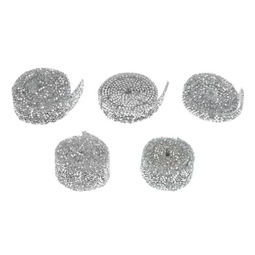 HEALSOPTHY 5 Rollen Strassband Selbstklebend Verschiedene Funkelndes Bling für Diy Dekoration für Auto Handyhüllen und Mehr HEALSOPTHY 5 Rollen Strassband Selbstklebend Verschiedene Funkelndes Bling für Diy Dekoration für Auto Handyhüllen und Mehr von HEALSOPTHY