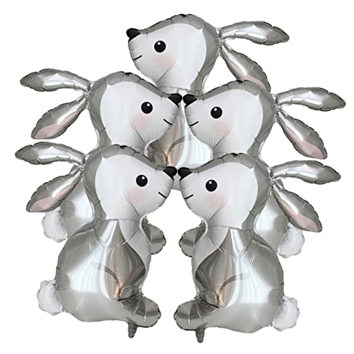 HEALSOPTHY 5 Stück Folienballons Hase Niedliche Dekoration für Kindergeburtstage Partys und Events Tier Hochzeiten Babypartys und Andere Anlässe HEALSOPTHY 5 Stück Folienballons Hase Niedliche Dekoration für Kindergeburtstage Partys und Events Tier Hochzeiten Babypartys und Andere Anlässe von HEALSOPTHY