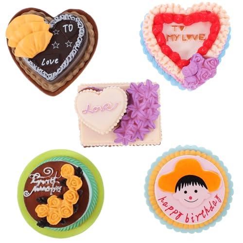 HEALSOPTHY 5 Stück Mini Kuchenmodelle Dekorationen Ornament Dessert Hochzeitsdekor Mini Kuchen Requisiten Falscher Kuchen Miniatur Kuchen Simulierter Mini Kuchen Mini HEALSOPTHY 5 Stück Mini Kuchenmodelle Dekorationen Ornament Dessert Hochzeitsdekor Mini Kuchen Requisiten Falscher Kuchen Miniatur Kuchen Simulierter Mini Kuchen Mini von HEALSOPTHY