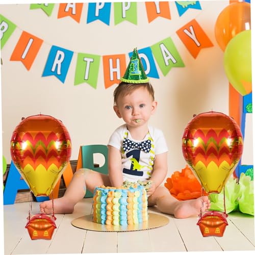 HEALSOPTHY 5stücke Dekoration Heißluftballon-förmige Ballons Aus Aluminiumfolie Partydekoration Für Geburtstage Hochzeiten Reisen Einfaches Aufblasen Langlebige Qualität HEALSOPTHY 5stücke Dekoration Heißluftballon-förmige Ballons Aus Aluminiumfolie Partydekoration Für Geburtstage Hochzeiten Reisen Einfaches Aufblasen Langlebige Qualität von HEALSOPTHY