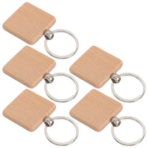 HEALSOPTHY 5 Stück Teiliges Holz Schlüsselanhänger DIY Blanko Schlüsselring aus Langlebigem Holz Leicht und Bruchsicher zum Gravieren Bemalen und Personalisieren für und Dekoration HEALSOPTHY 5 Stück Teiliges Holz Schlüsselanhänger DIY Blanko Schlüsselring aus Langlebigem Holz Leicht und Bruchsicher zum Gravieren Bemalen und Personalisieren für und Dekoration von HEALSOPTHY