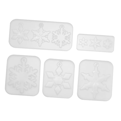 HEALSOPTHY 5 Stück Teiliges Silikon Schneeflocken Gießformen für DIY Epoxidharz Schmuck Anhänger Ohrringe Basteln Weihnachtsdeko Flexibel Leicht Langlebig Geschenkidee HEALSOPTHY 5 Stück Teiliges Silikon Schneeflocken Gießformen für DIY Epoxidharz Schmuck Anhänger Ohrringe Basteln Weihnachtsdeko Flexibel Leicht Langlebig Geschenkidee von HEALSOPTHY