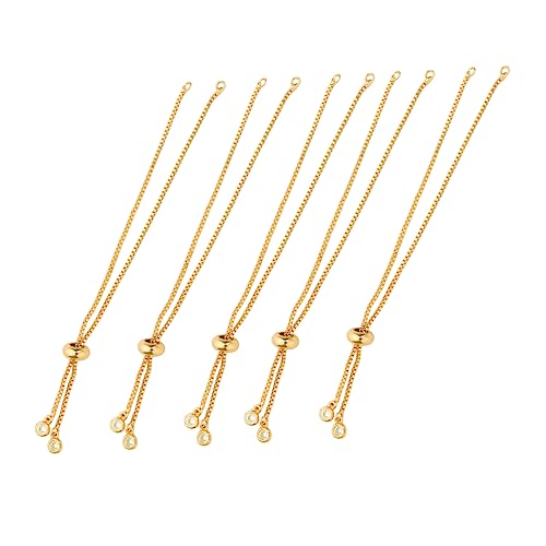 HEALSOPTHY 5 Stück Teiliges Verstellbare Diy Armbänder Basis Kette für Schmuckherstellung Langlebige Materialien für Bastelarbeiten und Designs HEALSOPTHY 5 Stück Teiliges Verstellbare Diy Armbänder Basis Kette für Schmuckherstellung Langlebige Materialien für Bastelarbeiten und Designs von HEALSOPTHY