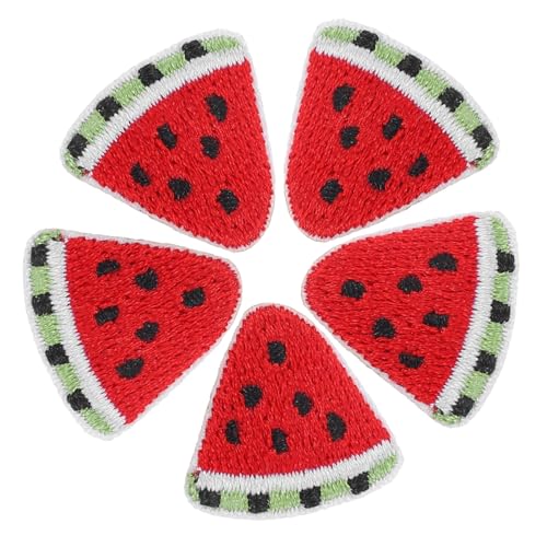 HEALSOPTHY 5 Stück Wassermelone Stickerei Aufnäher für Kleidung Bügelflicken und Nähzubehör DIY Applikationen für Rucksäcke Jacken Hüte Bunte Kleidungsstücke Dekorative Patches HEALSOPTHY 5 Stück Wassermelone Stickerei Aufnäher für Kleidung Bügelflicken und Nähzubehör DIY Applikationen für Rucksäcke Jacken Hüte Bunte Kleidungsstücke Dekorative Patches von HEALSOPTHY