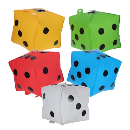 HEALSOPTHY 5 Stück Würfel Ballon Festlicher Ballon Partyballon Brettspiel- Ballonfest Karneval Dekorationen Ballonspiel Spielballon Spieleabend-ballons Ballondekoration Aluminiumfolie HEALSOPTHY 5 Stück Würfel Ballon Festlicher Ballon Partyballon Brettspiel- Ballonfest Karneval Dekorationen Ballonspiel Spielballon Spieleabend-ballons Ballondekoration Aluminiumfolie von HEALSOPTHY