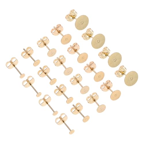HEALSOPTHY 50 Satz Teiliges Ohrstecker Rohlinge Flach Rund Ohrstecker mit Sicherem Verschluss für Diy Schmuckherstellung Damen Ohrschmuck Zubehör HEALSOPTHY 50 Satz Teiliges Ohrstecker Rohlinge Flach Rund Ohrstecker mit Sicherem Verschluss für Diy Schmuckherstellung Damen Ohrschmuck Zubehör von HEALSOPTHY