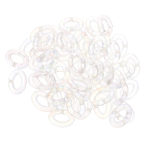 HEALSOPTHY 50 Stück Acryl Verbindungsringe C Förmige Schmuckringe für DIY Ohrringe Armbänder und Ketten Hautfreundlich und Langlebig für Kreative Schmuckgestaltung HEALSOPTHY 50 Stück Acryl Verbindungsringe C Förmige Schmuckringe für DIY Ohrringe Armbänder und Ketten Hautfreundlich und Langlebig für Kreative Schmuckgestaltung von HEALSOPTHY