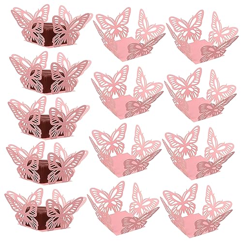 HEALSOPTHY 50 Stück Boxen the wedding party hochzeitsideen pralinen verpackung süsüigkeiten box schokoladenverpackung Behälter Partyzubehör für Bankett-Party-Fälle Hochzeitsversorgung Papier von HEALSOPTHY