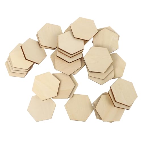 HEALSOPTHY 50 Stück Buchenholz Sechseckige Holzornamente Glatt Handgefertigt Langlebige Holzformen für DIY Basteln Dekoration Geburtstag Hochzeit Weihnachten HEALSOPTHY 50 Stück Buchenholz Sechseckige Holzornamente Glatt Handgefertigt Langlebige Holzformen für DIY Basteln Dekoration Geburtstag Hochzeit Weihnachten von HEALSOPTHY