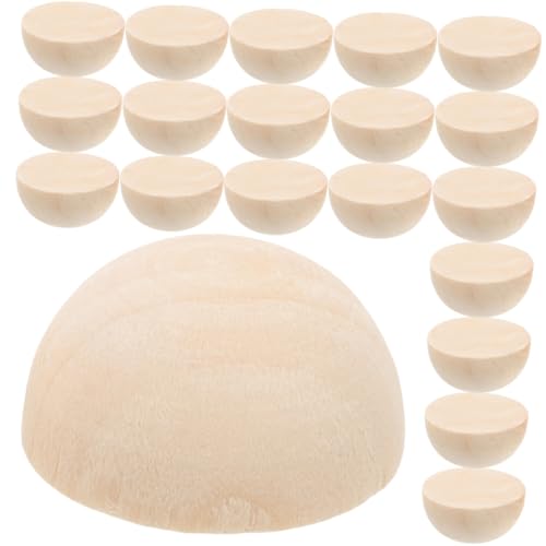 HEALSOPTHY 50 Stück Halbkreis Holzperlen Naturbelassene Halbkugeln zum Basteln DIY Dekoration Handwerks Zubehör für Kreative Wohnaccessoires HEALSOPTHY 50 Stück Halbkreis Holzperlen Naturbelassene Halbkugeln zum Basteln DIY Dekoration Handwerks Zubehör für Kreative Wohnaccessoires von HEALSOPTHY