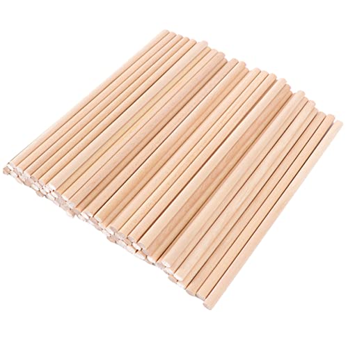 HEALSOPTHY 50 Stück Holz Rhythmusstäbe für Naturholz Musik Percussion Instrumente Lernhilfe für Rhythmusfähigkeiten Sicher und Langlebig Vielseitig Einsetzbar von HEALSOPTHY